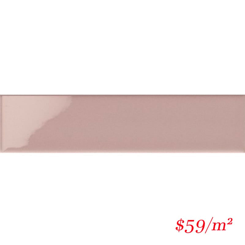 Victiles Tile T/MINPIG65265 ENTIVA MINIMAL PINK GLOSS 65*265mm