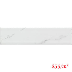 Victiles Tile T/MINCAM65265 ENTIVA MINIMAL CARRARA MATT 65*265mm
