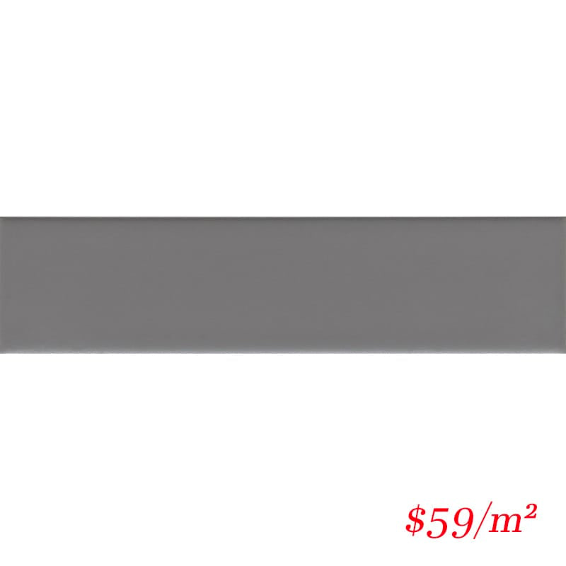 Victiles Tile T/MINDGRM65265 ENTIVA MINIMAL DARK GREY MATT 65*265mm
