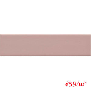 Victiles Tile T/MINPIM65265 ENTIVA MINIMAL PINK MATT 65*265mm