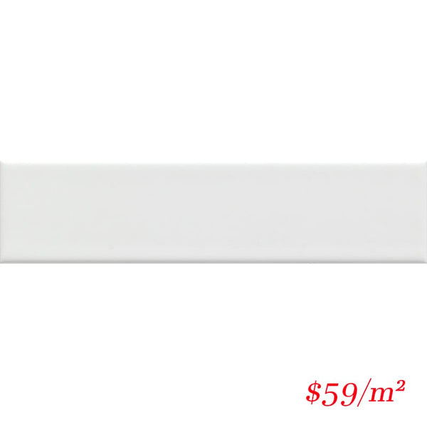 Victiles Tile T/MINWM65265 ENTIVA MINIMAL WHITE MATT 65*265mm