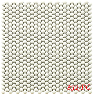 Victiles Tile 182001 DOTS WHITE (282X285MM) Spain Made