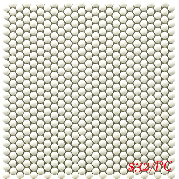Victiles Tile 182001 DOTS WHITE (282X285MM) Spain Made