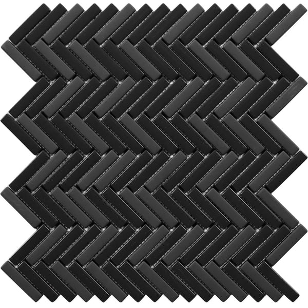 Victiles Tile 182105 STICKS BLACK 280X260MM Spain Made