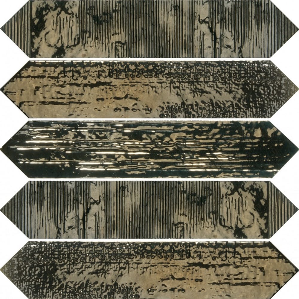 Victiles Tile 187780 CRACKLE DECOR METAL GLOSS 65X330mm Spain Made