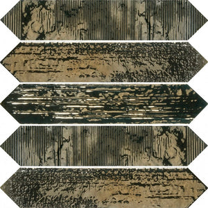 Victiles Tile 187780 CRACKLE DECOR METAL GLOSS 65X330mm Spain Made