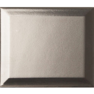 Victiles Tile 187782 ET_FORMA BISEL ARGENTO SATIN 120X140MM Spain Made