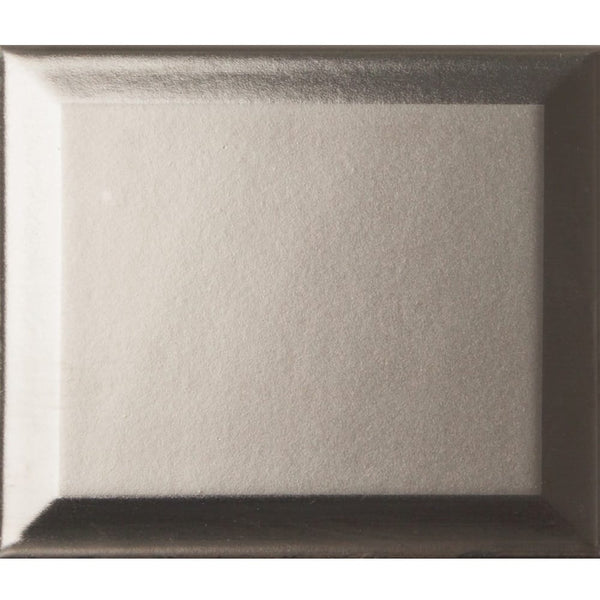 Victiles Tile 187782 ET_FORMA BISEL ARGENTO SATIN 120X140MM Spain Made