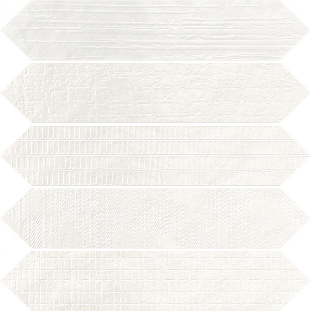 Victiles Tile 187828 CRACKLE DECOR NIEVE GLOSS 65X330mm Spain Made