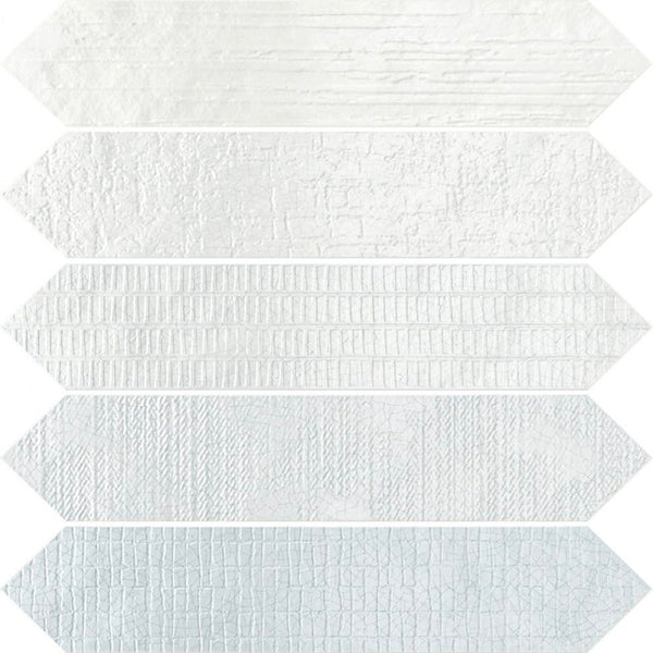 Victiles Tile 187829 CRACKLE DECOR LAGUNA GLOSS 65X330mm Spain Made