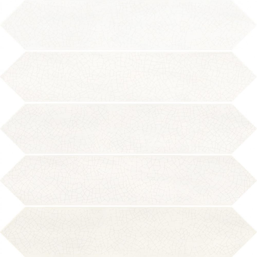 Victiles Tile 187831 CRACKLE NIEVE GLOSS 65X330mm Spain Made