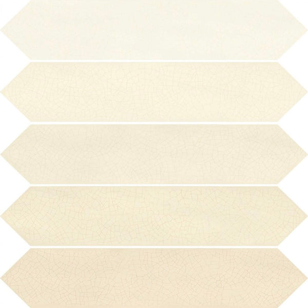 Victiles Tile 187833 CRACKLE MARFIL GLOSS 65X330mm Spain Made
