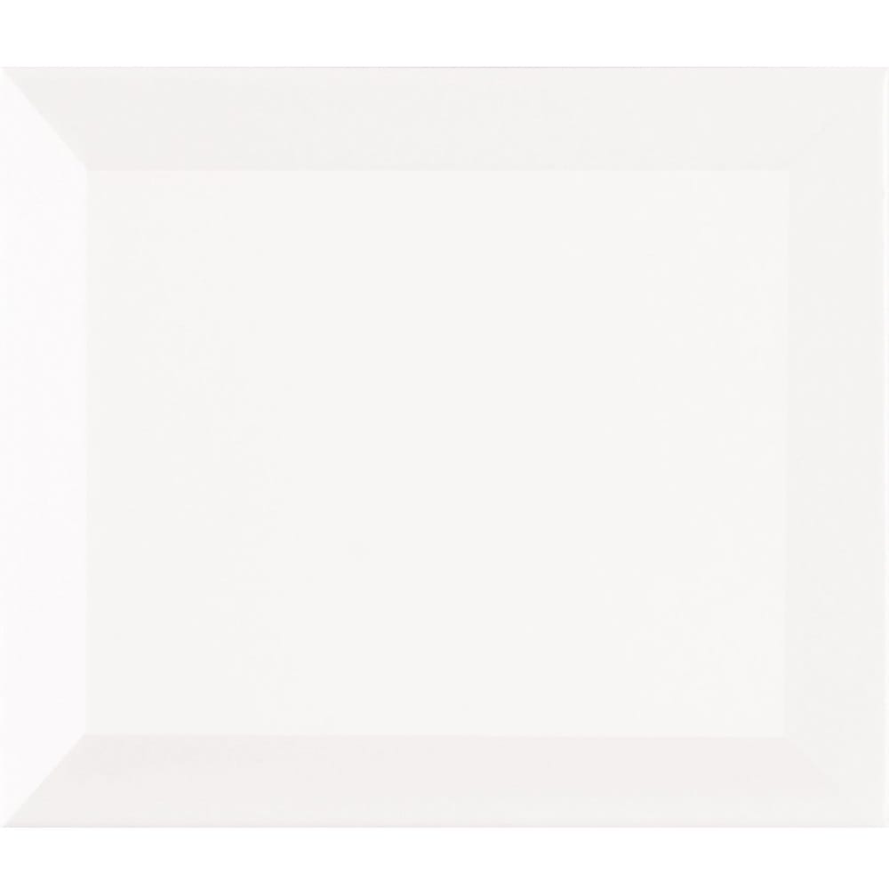 Victiles Tile 187835 ET_FORMA BISEL BIANCO SATIN 120X140MM Spain Made