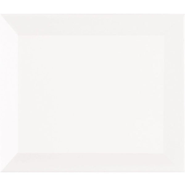 Victiles Tile 187835 ET_FORMA BISEL BIANCO SATIN 120X140MM Spain Made