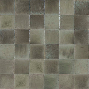 Victiles Tile 1GLECHG GLEEZE GRIIGIO CHARCOAL GLOSS 100X100MM Made in Italy