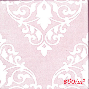 Victiles Tile 2ASHPKG A20WBH60DG ASHFIELD PINK GLOSS 200X200MM