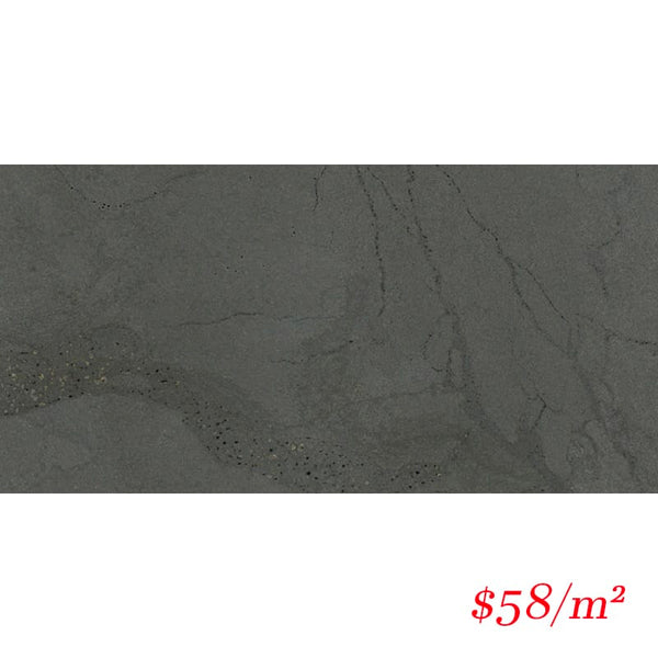 Victiles Tile 36BLSCHX CR363219W BLUESTONE CHARCOAL EXTERNAL 300X600MM