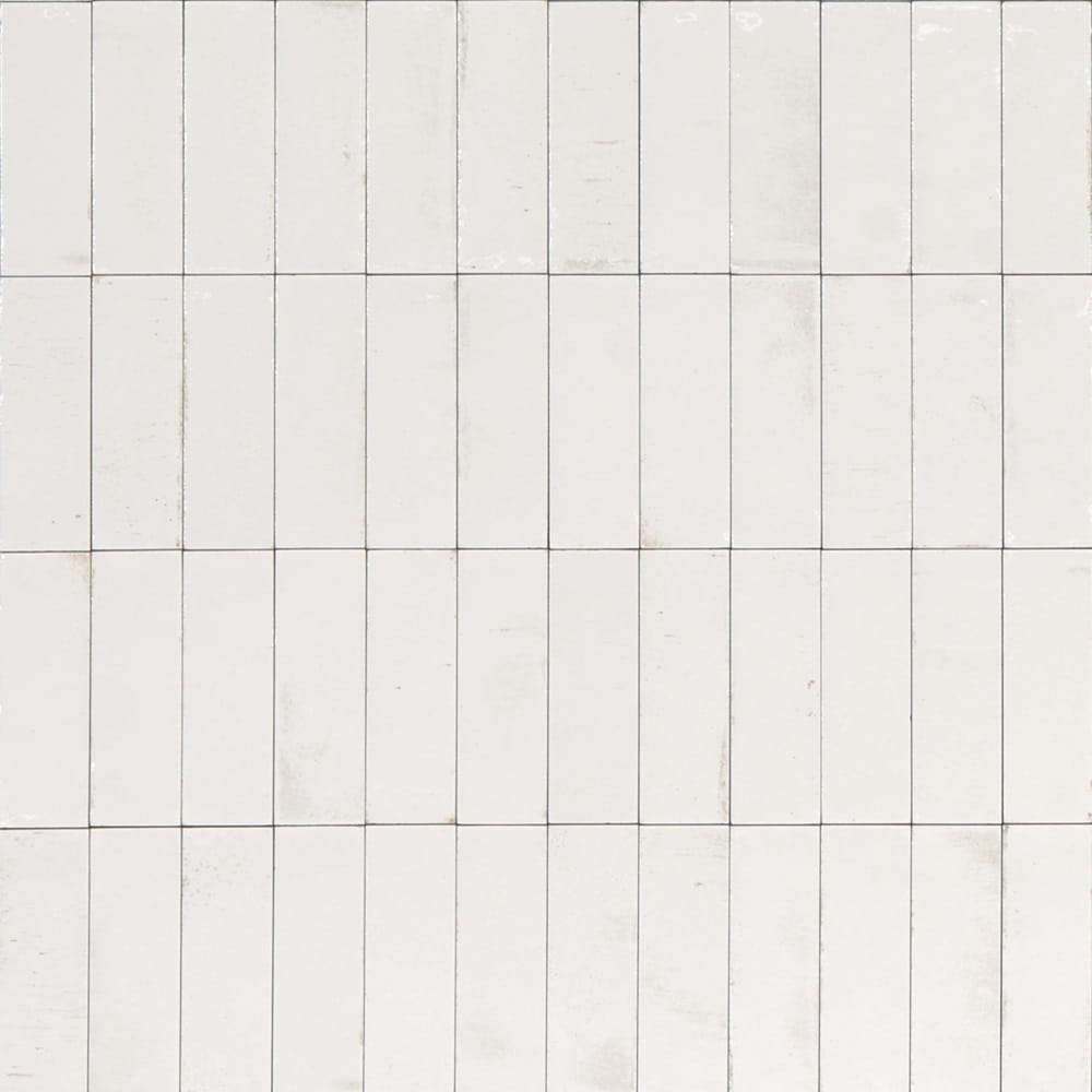 Victiles Tile 515GLEWHG GLEEZE BIANCO WHITE GLOSS 50X150MM Made in Italy