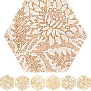 Victiles Tile 6OPPBEHD XG-6001-D OPPORTUNITY BEIGE HEXAGON DECOR 600X520MM