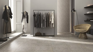 VICTILES Tile AGGREGATE LIGHT GREY 600X600 MATT SMOOTH GRIP