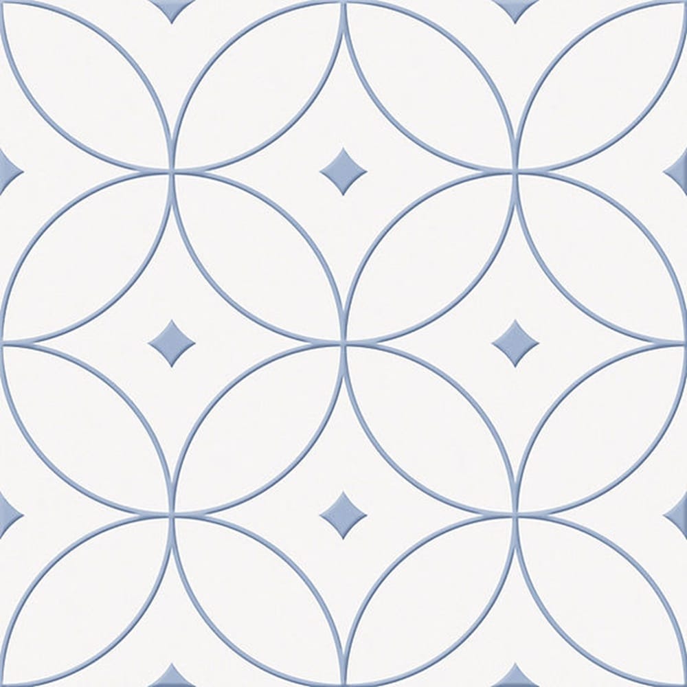 Victiles Tile Alhambra Azul 250x250mm Spanish Décor Tiles