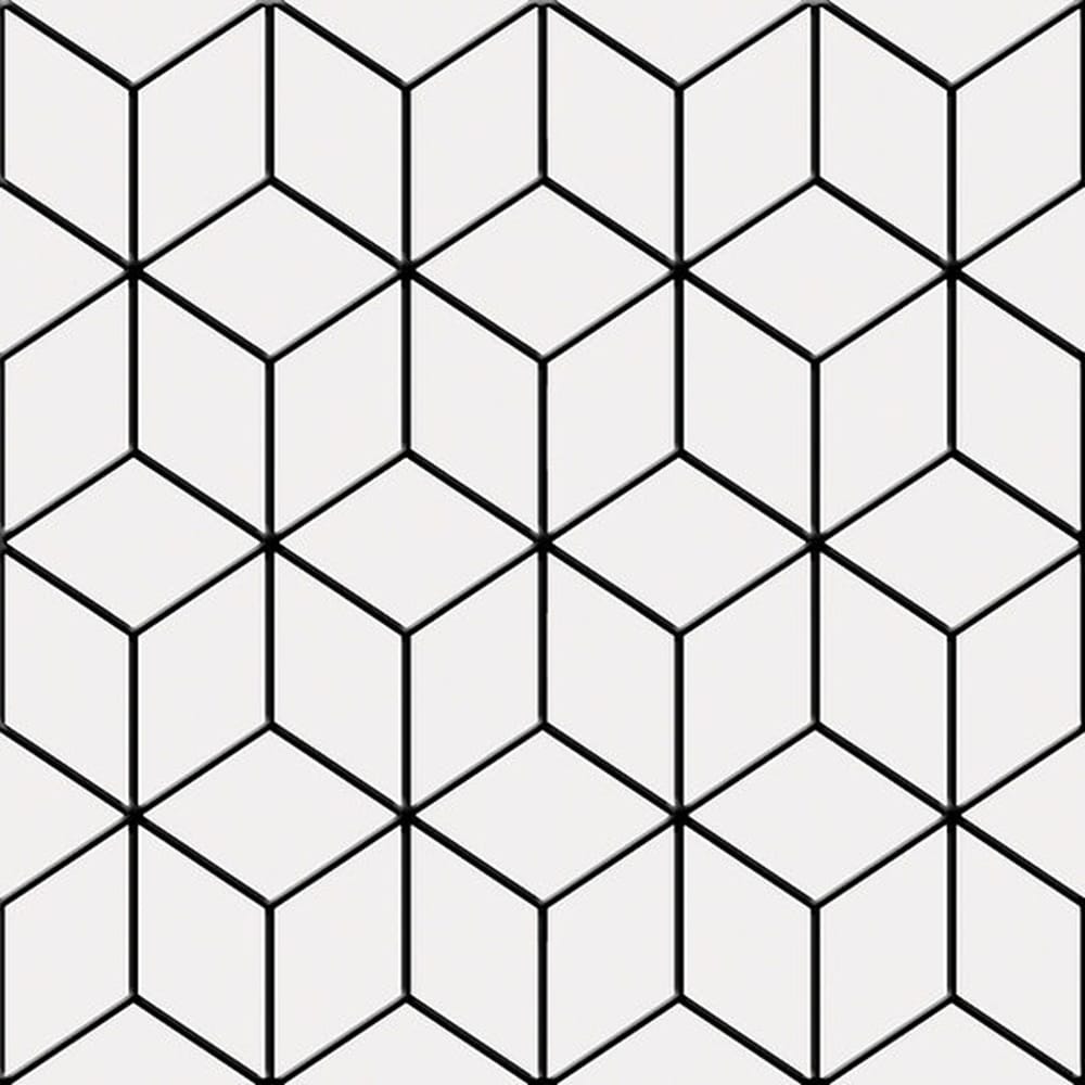 Victiles Tile Alhambra Negro 250x250mm Spanish Décor Tiles