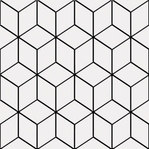 Victiles Tile Alhambra Negro 250x250mm Spanish Décor Tiles
