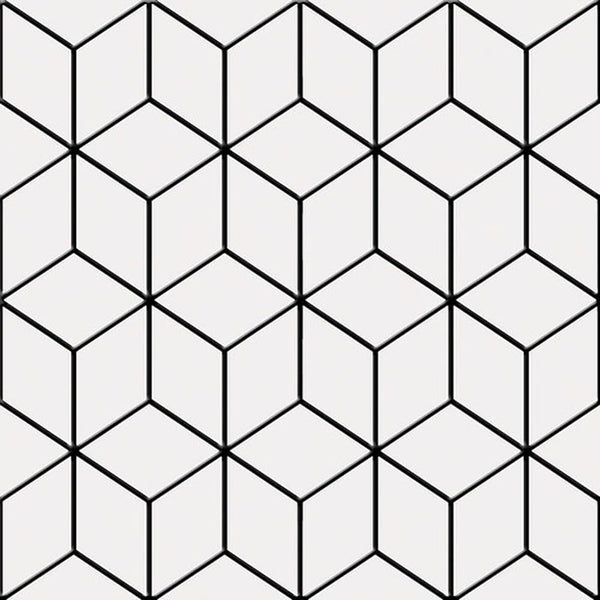 Victiles Tile Alhambra Negro 250x250mm Spanish Décor Tiles
