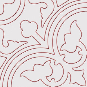 Victiles Tile Alhambra Rojo 250x250mm Spanish Décor Tiles