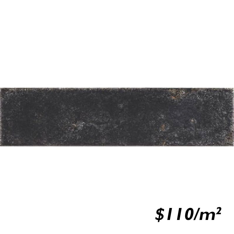 Victiles Tile ARG0011 VIBRANT BLACK GLOSS SUBWAY 70X280MM