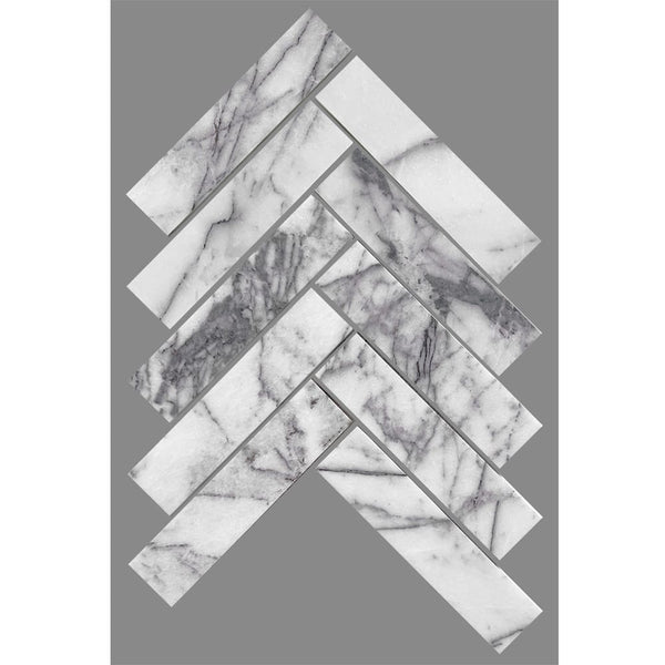 Victiles Tile ART248 ARTEMIS NEW YORK STONE HERRINGBONE HONED 35X150 (235x240mm per Sheet)