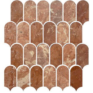 Victiles Tile ART410 ARTEMIS ROJO ALICANTE FEATHER HONED 50X103 (330x330mm per Sheet)