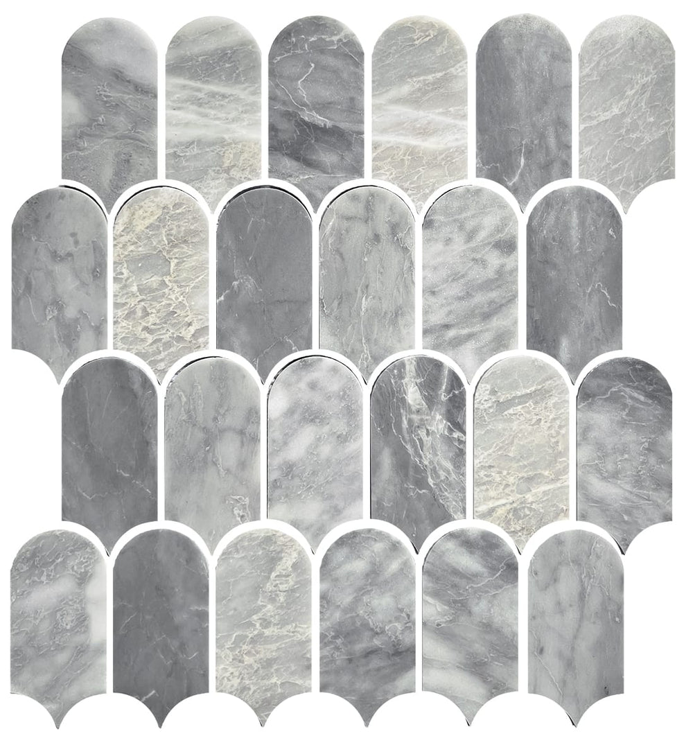 Victiles Tile ART458 ARTEMIS CARRARA GREY FEATHER HONED 50X103 (330x330mm per Sheet)
