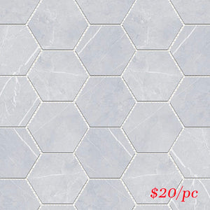 Victiles Tile BRABIAHEX BRACCA BIANCO HEXAGON 100X100MM (292X252MM)