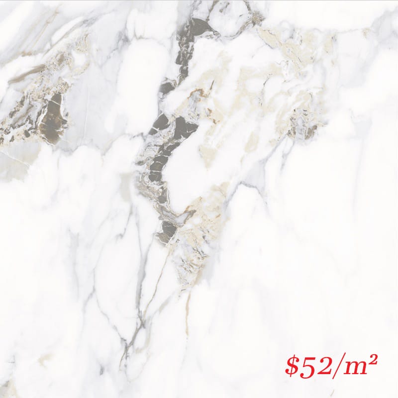 Victiles Tile CALORO6060M CALACUTTA ORO MATT 600X600MM