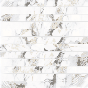 Victiles Tile CALOROPFIN CALACUTTA ORO POLISHED FINGER 298X298MM MOSAIC