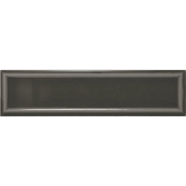 Victiles Tile EDG DGYFG EDGE DARK GREY FRAM 68x280MM GLOSS