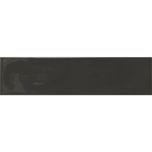 Victiles Tile EDG DGYWG EDGE DARK GREY WAVE 68x280MM GLOSS