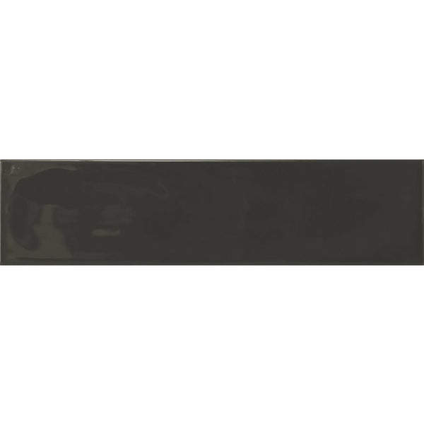 Victiles Tile EDG DGYWG EDGE DARK GREY WAVE 68x280MM GLOSS