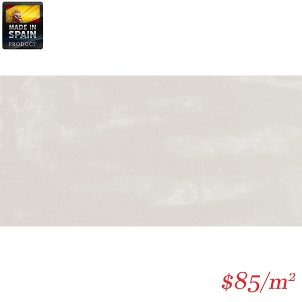 Victiles Tile EQU0001 COTTAGE SUBWAY WHITE GLOSS 75X150MM Made in Spain