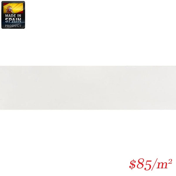 Victiles Tile EQU0009 COTTAGE SUBWAY WHITE MATT 75X300MM Made In Spain