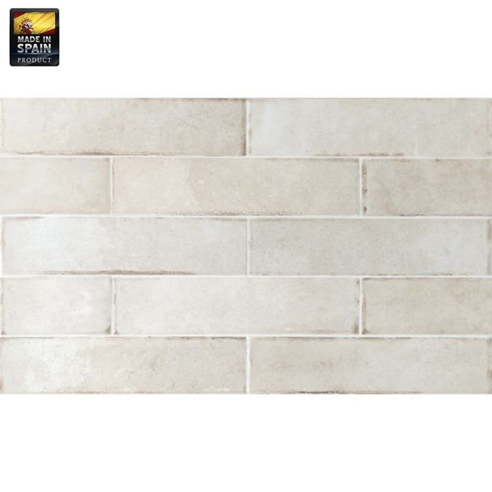 Victiles Tile EQU0040 TRIBECA OATMEAL GLOSS SUBWAY 60X246MM