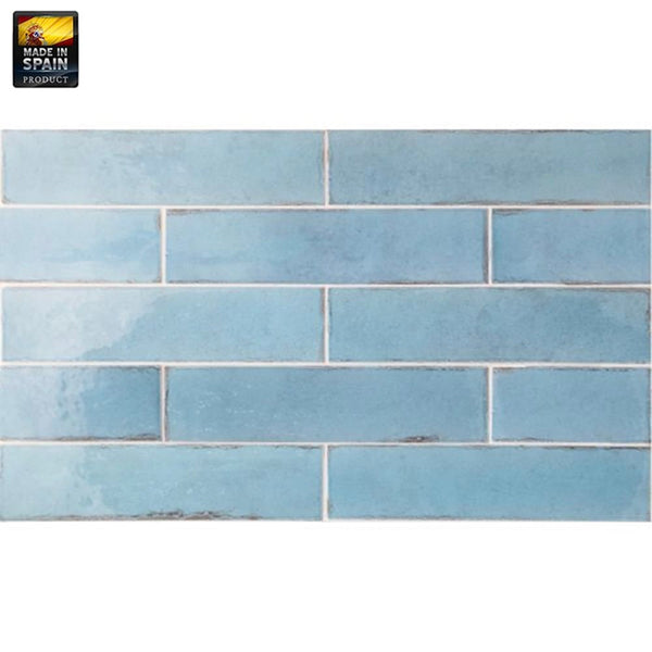 Victiles Tile EQU0043 TRIBECA WATERCOLOUR GLOSS SUBWAY 60X246MM