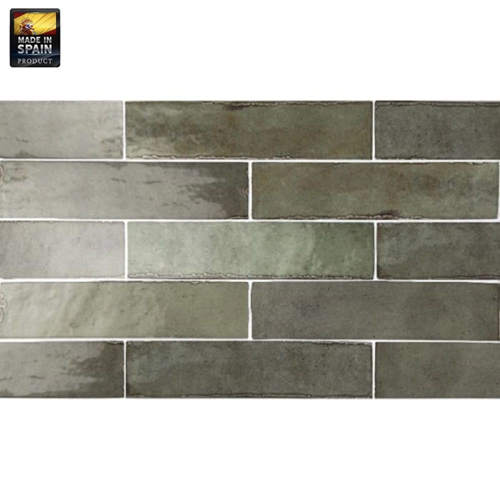 Victiles Tile EQU0044 TRIBECA SAGE GREEN GLOSS SUBWAY 60X246MM