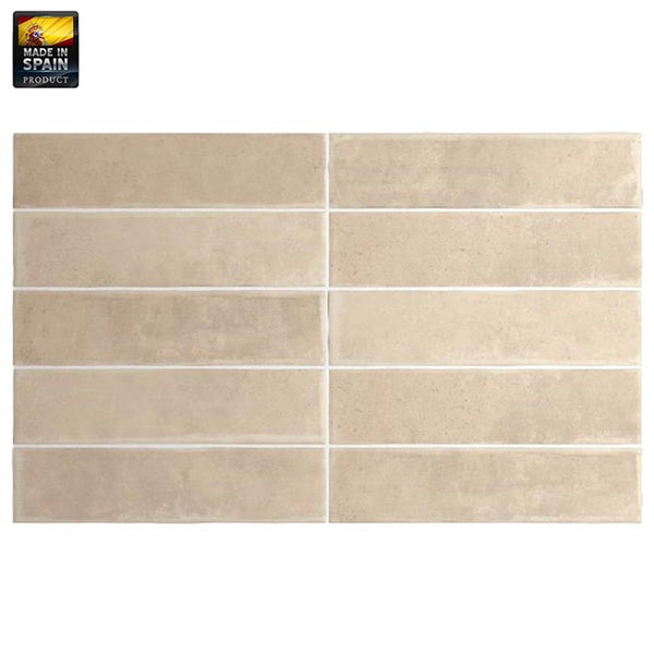 Victiles Tile EQU0056 ARGILE SIENA MATT SUBWAY 60X246MM Made In Spain