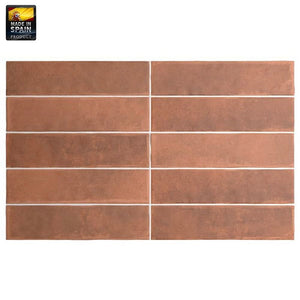 Victiles Tile EQU0058 ARGILE COTTO MATT SUBWAY 60X246MM Made In Spain