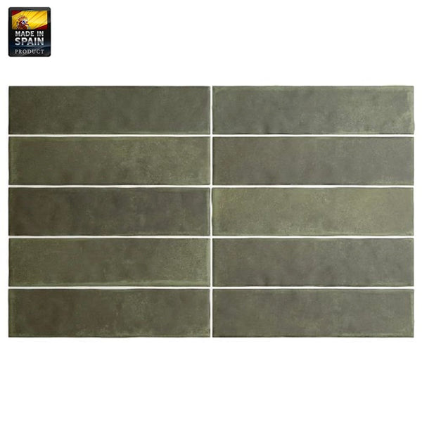Victiles Tile EQU0059 ARGILE KHAKI MATT SUBWAY 60X246MM Made In Spain