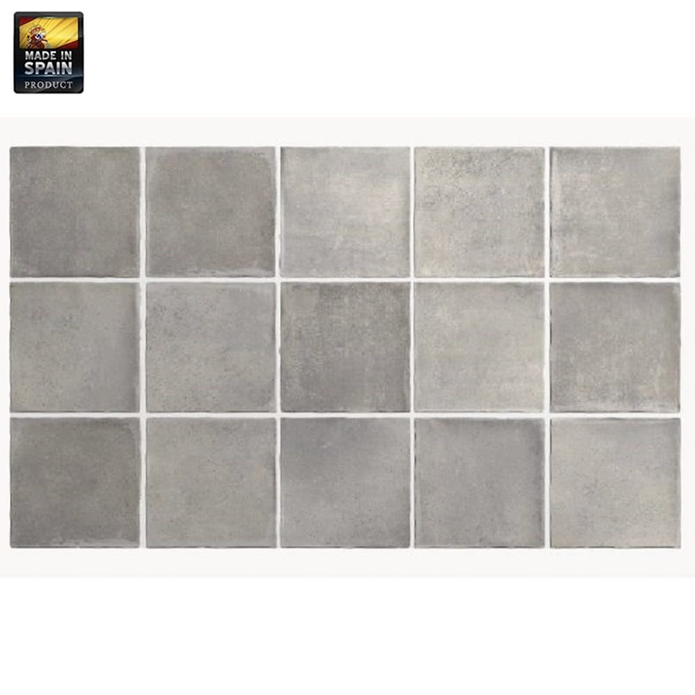 Victiles Tile EQU0071 ARGILE CONCRETE MATT SUBWAY 100X100MM Made In Spain
