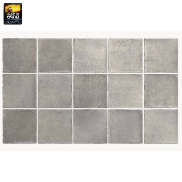 Victiles Tile EQU0071 ARGILE CONCRETE MATT SUBWAY 100X100MM Made In Spain