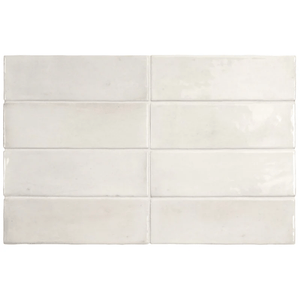 Victiles Tile EQU0073 COCO WHITE GLOSS 50X150MM Made in Spain